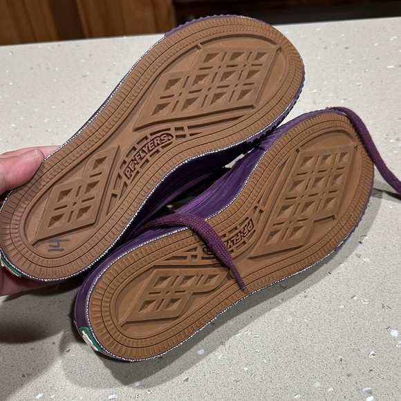 P.F. Flyers Purple High-Top Sneakers - Picture 6 of 7
